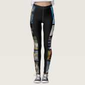 自分だけの10枚の写真を使ったオリジナルパターン レギンスを作ろう レギンス (正面)