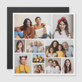 自分だけの10枚の写真を飾れるマグネットカードを作ろう マグネット招待状 (正面/裏面)