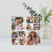 自分だけの10枚の写真コラージュを作成する カード (スタンド正面)
