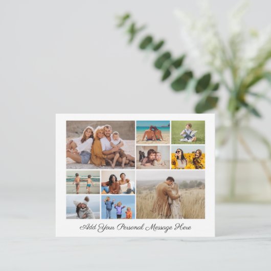 自分だけの10枚の写真コラージュを作成 シーズンカード (スタンド正面)