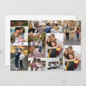 自分だけの10枚の写真コラージュを作成 シーズンカード (正面/裏面)