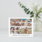 自分だけの10枚の写真コラージュを作成 シーズンカード (スタンド正面)