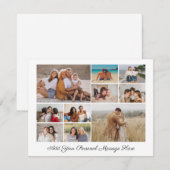 自分だけの10枚の写真コラージュを作成 シーズンカード (正面/裏面)