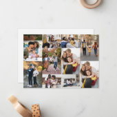 自分だけの10枚の写真コラージュを作成 ノートカード (正面/裏面インサイチュ)