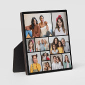 自分だけの10枚の写真コラージュを作成 フォトプラーク (正面)