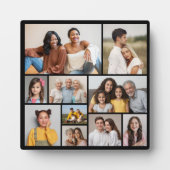 自分だけの10枚の写真コラージュを作成 フォトプラーク (正面)