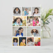 自分だけの11枚の写真コラージュをデザインしよう カード (スタンド正面)