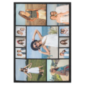 自分だけの11枚の写真コラージュを作成 テーブルクロス (正面)