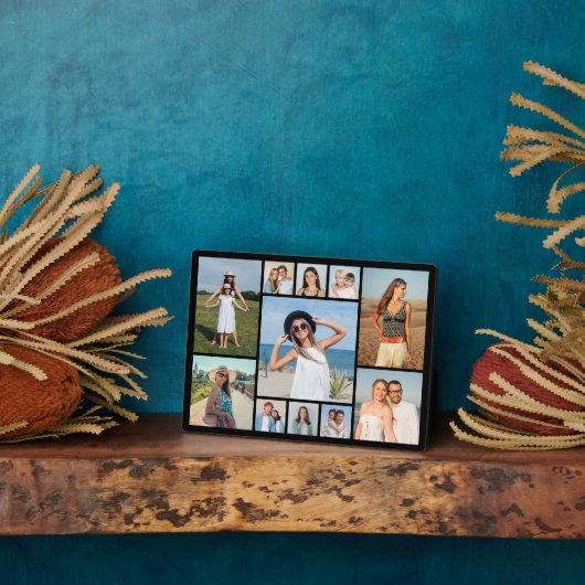 自分だけの11枚の写真コラージュを作成 フォトプラーク (側面)