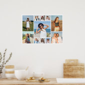 自分だけの11枚の写真コラージュを作成 ポスター (キッチン)