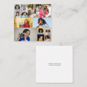 自分だけの12枚の写真コラージュをデザインしよう ノートカード (正面/裏面)