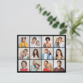 自分だけの12枚の写真コラージュを作成 カード (スタンド正面)