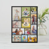 自分だけの12枚の写真コラージュを作成 カード (スタンド正面)