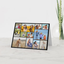 自分だけの12枚の写真コラージュを作成 カード