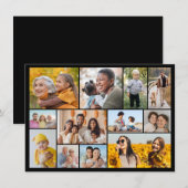 自分だけの12枚の写真コラージュを作成 ノートカード (正面/裏面)