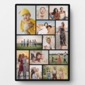 自分だけの12枚の写真コラージュを作成 フォトプラーク (正面)