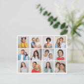 自分だけの12枚の写真コラージュを作成 ポストカード (スタンド正面)