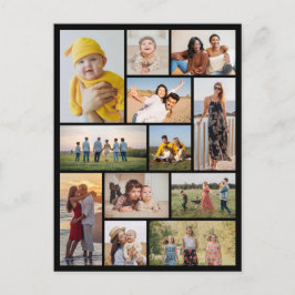 自分だけの12枚の写真コラージュを作成 ポストカード