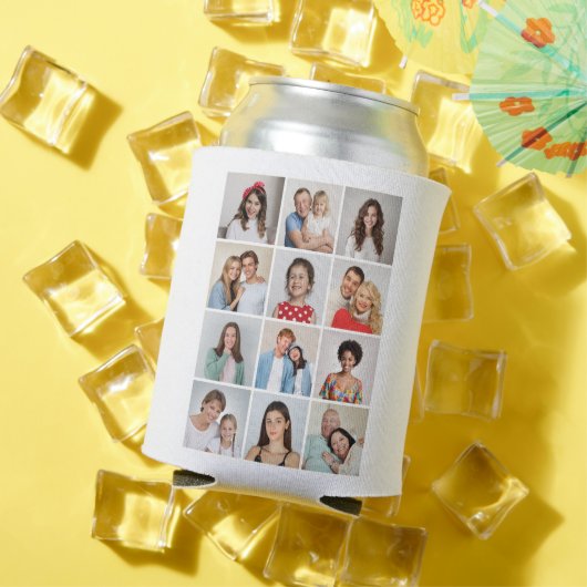 自分だけの12枚の写真コラージュを作成 缶クーラー (インサイチュ 夏)