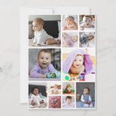 自分だけの13枚の写真コラージュをデザインしよう シーズンカード (正面)