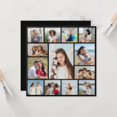 自分だけの13枚の写真コラージュを作成 カード (正面/裏面インサイチュ)