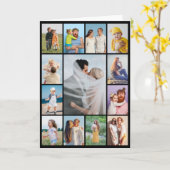 自分だけの13枚の写真コラージュを作成 カード (黄色い花)