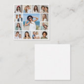 自分だけの13枚の写真コラージュを作成 ノートカード (正面/裏面)