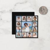 自分だけの13枚の写真コラージュを作成 ノートカード (正面/裏面インサイチュ)