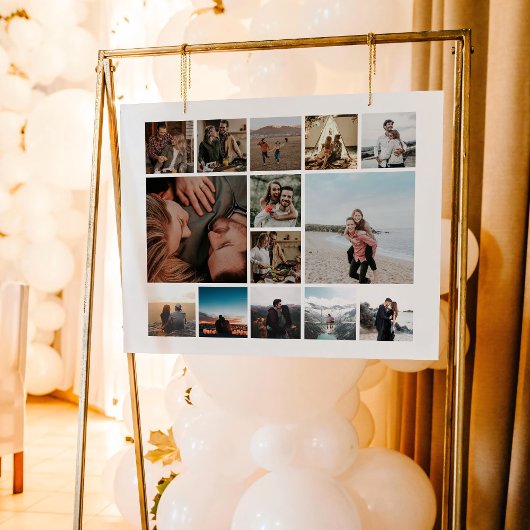 自分だけの14枚の写真を使ったポスターを作成 ポスター