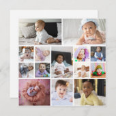 自分だけの14枚の写真コラージュを作成 (正面/裏面)