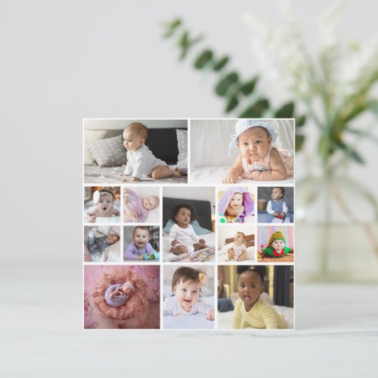 自分だけの14枚の写真コラージュを作成 (スタンド正面)