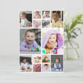 自分だけの14枚の写真コラージュを作成 シーズンカード (スタンド正面)