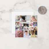 自分だけの14枚の写真コラージュを作成 ノートカード (正面/裏面インサイチュ)
