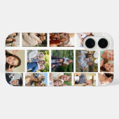 自分だけの14枚の写真コラージュを作成 Case-Mate iPhoneケース (裏面 (横))