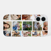 自分だけの14枚の写真コラージュを作成 iPhone 16ケース (裏面横)