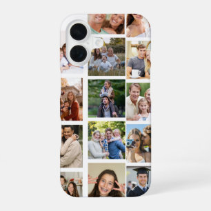 自分だけの14枚の写真コラージュを作成 iPhone 16ケース
