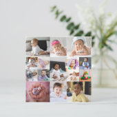 自分だけの15枚の写真コラージュを作成 カード (スタンド正面)