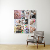 自分だけの15枚の写真コラージュを作成 タペストリー (インサイチュ(横))