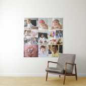 自分だけの15枚の写真コラージュを作成 タペストリー (インサイチュ)