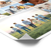 自分だけの15枚の写真コラージュを作成 ポスター (角)
