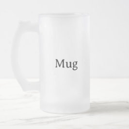 自分だけの16 oz フロストグラスビールジョッキ