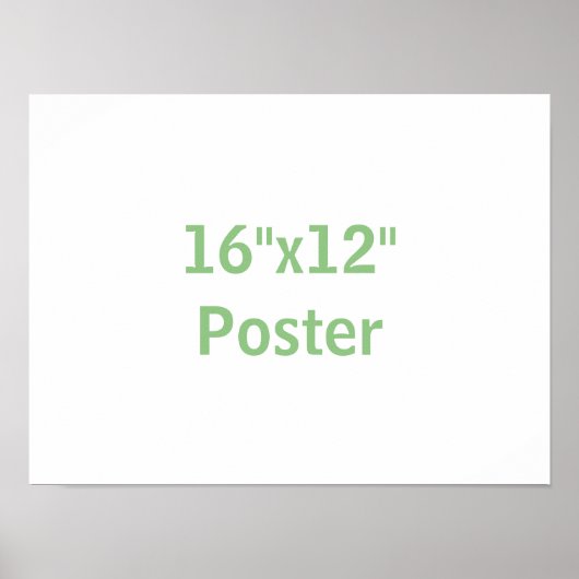 自分だけの16"x12"を作ろう ポスター (正面)