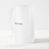 自分だけの16oz フロストグラスビールジョッキ (正面左)