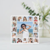 自分だけの17枚の写真コラージュを作成 カード (スタンド正面)