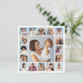 自分だけの17枚の写真コラージュギフトを作成 カード (スタンド正面)
