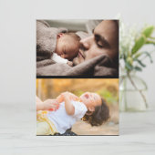 自分だけの2枚の写真の コラージュをデザイン シーズンカード (スタンド正面)