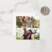 自分だけの2枚の写真をコラージュしよう ノートカード (正面/裏面インサイチュ)