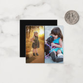 自分だけの2枚の写真をコラージュする ノートカード (正面/裏面インサイチュ)