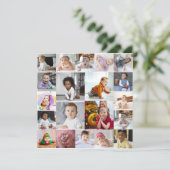 自分だけの20枚の写真コラージュをデザインしよう シーズンカード (スタンド正面)