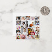 自分だけの20枚の写真コラージュを作成 ノートカード (正面/裏面インサイチュ)